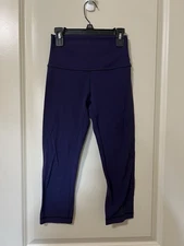 LULULEMON Align Pant 19" Women's Sz 4 Yoga Athletic Cropped Legging Purple