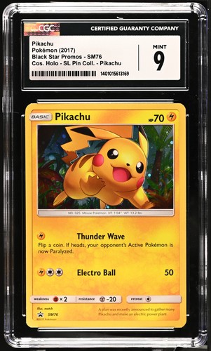 Pikachu graded CGC 9 for sale on eBay