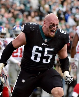 Lane Johnson Scream Celebration Philadelphia Eagles 8x10 NFL Football Photo