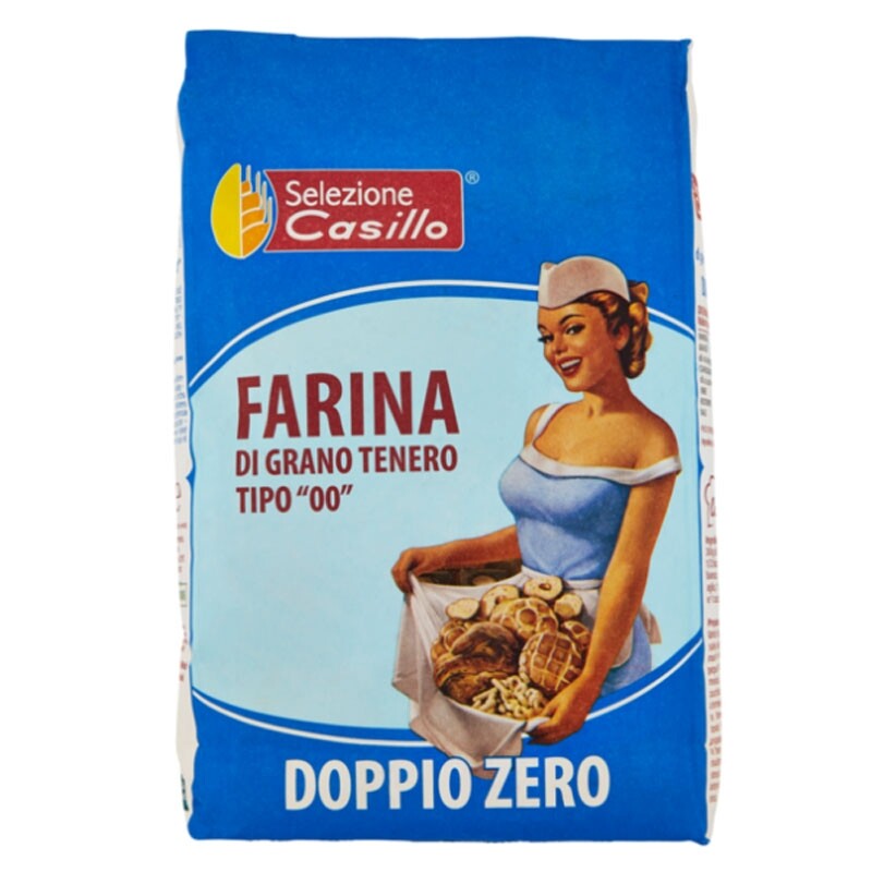Farina Tipo "00" 3kg - Selezione Casillo - Cartone da 4  Pezzi