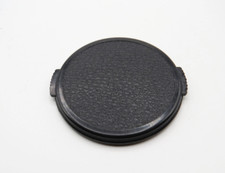 Vintage Black Plastic Front Lens Cap - 55mm Diameter - Clip on Style - Canon