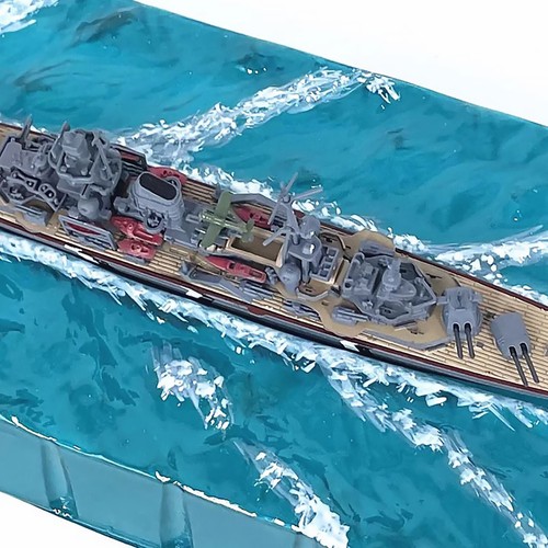 1/1000 Scale 21cm Diecast Alloy WWII Prinz Eugen Heavy Cruiser Model Toy Gift - Picture 11 of 21