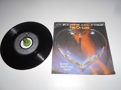 Earth & Fire - Fire of Love (1979) Vinyl 7` inch Single Vg ++