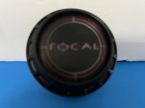FOCAL CUSTOM WHEELS RIM GENUINE OEM SATIN BLACK CENTER CAP 89-9001-CAP LG1208-25 - Picture 2 of 10