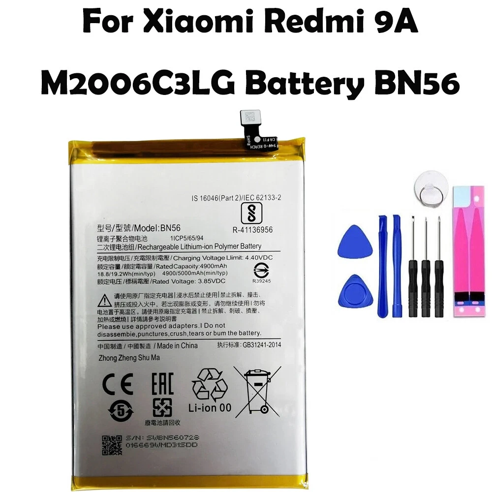 For Xiaomi Redmi 9A M2006C3LG Battery BN56 Replacement Tools | eBay