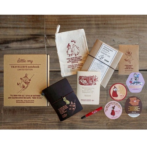 Cuaderno Moomin Little My Traveler conjunto limitado tamaño pasaporte anime 6 artículos nuevo - Imagen 11 de 11