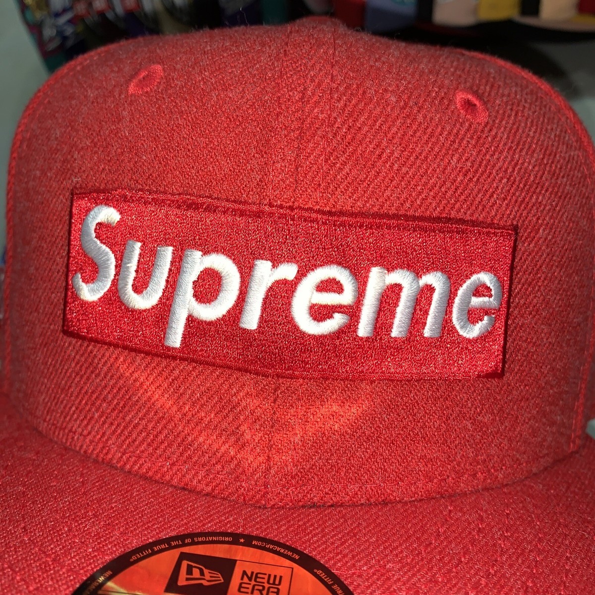 Supreme New Era x World Famous 1994 FW20 New Rare RED 7 1/4 | eBay