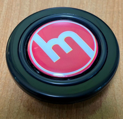 MAZDA Retro RED JDM Horn Button for SPARCO OMP  NARDI steering wheel
