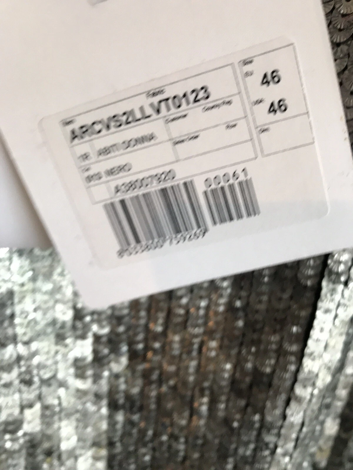 Abito smanicato ROSSO VALENTINO tg 8 Abiti Donna' argento paillettes festa cocktail