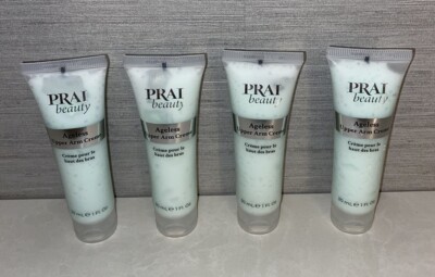 4-PACK / PRAI Ageless UPPER ARM CREME - 1.0 Fl. Oz. / 30 ml Each (TRAVEL SIZE)