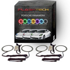 RGB Multi Color Changing LED Halo kit for 2010-2013 Porsche Panamera Headlights