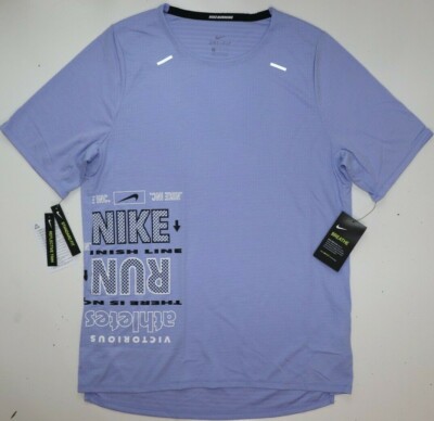 NIKE RISE 365 WILD RUN DRI FIT RUNNING KURZARM OBERTEIL CK0677-569 - HERREN M