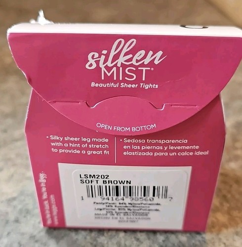 Leggs L'eggs Silken Mist Ultra Sheer Control Top Soft Brown sz B - Bild 3 von 4