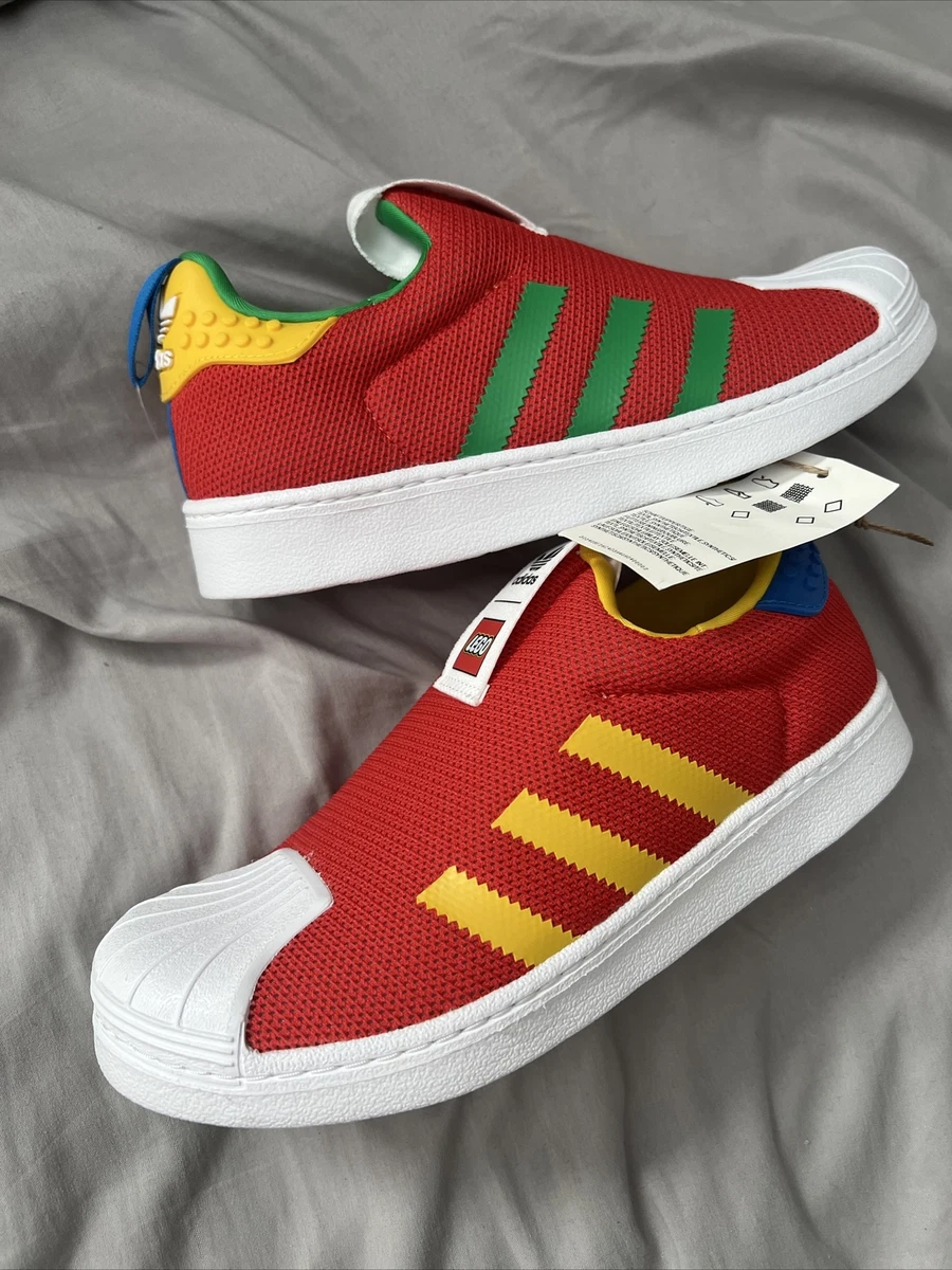 Adidas slip shop on red