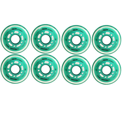 Labeda Roller Hockey Wheels Union 8-Pack Teal 68mm X-Soft