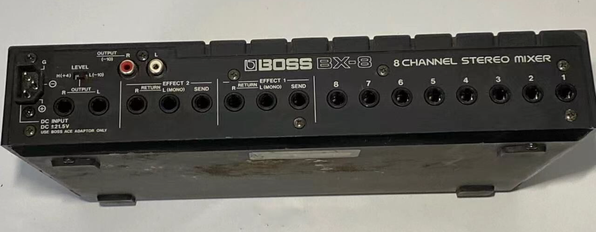 BOSS BX-8 8Ch channel Compact Stereo Mixer BX8 Roland AC100V 1.6kg