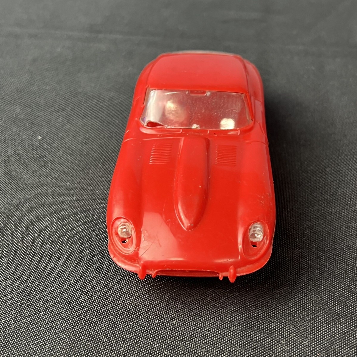 Vintage Jaguar E-Type Red Plastic Model Car 6” | eBay