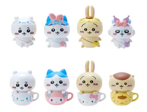 Chiikawa x Sanrio Characters Figure Set of 8 Types Secret