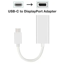 1x USB-C to Mini Display Port Adapter USB 3.1 Type C to 2 Thunderbolt J