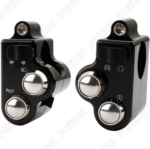 22mm Universal CNC Motorcycle Handlebar Switch Control Modified Part W/ Harness - Picture 4 of 6