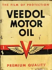Veedol Motor Oil, Retro metal Aluminium Sign vintage / man cave / Garage