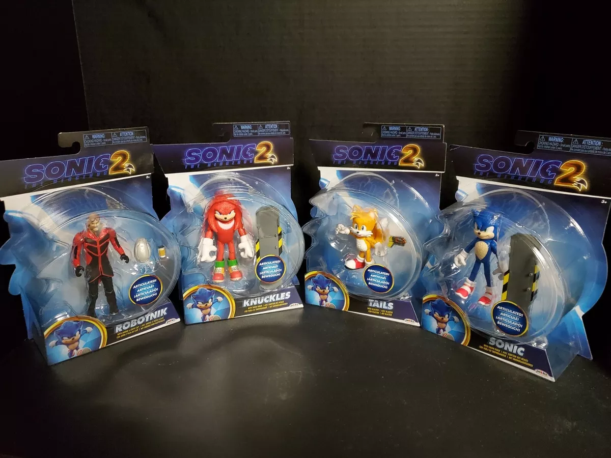  Sonic the Hedgehog 2 The Movie 4 Articulated Action Figure  Collection (Tails) : Toys & Games