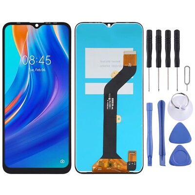 For Tecno Spark Go 2021 LCD Screen Digitizer Full Assembly Replacement Black