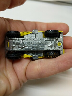 Tomy Tomica Mitsubishi Jeep H-J58 No.25 Yellow Made in Japan