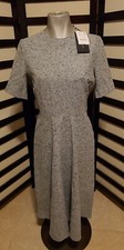 NWT Zara Woman Gray Spreckled Dress, Large