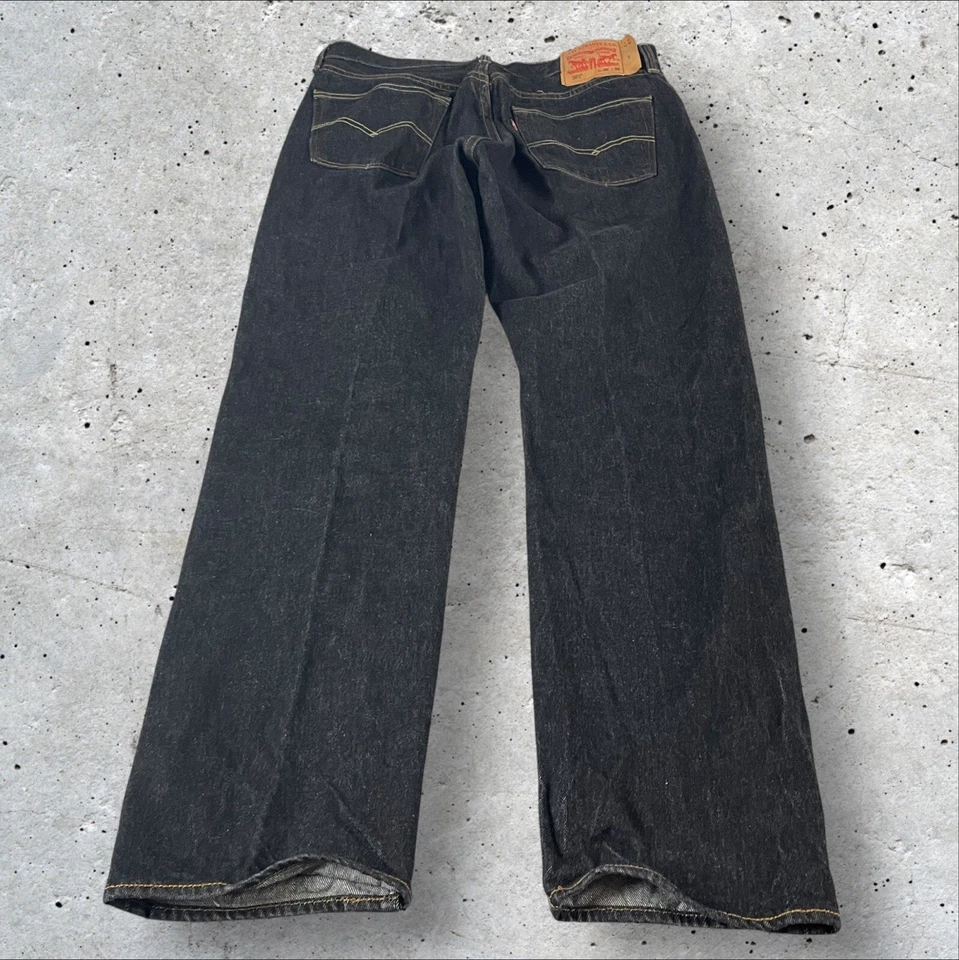 Levi’s 501 Jeans 36x34 (Fits 34x32) Skater Comfort Denim Button Fly 237 - Image 4 of 4