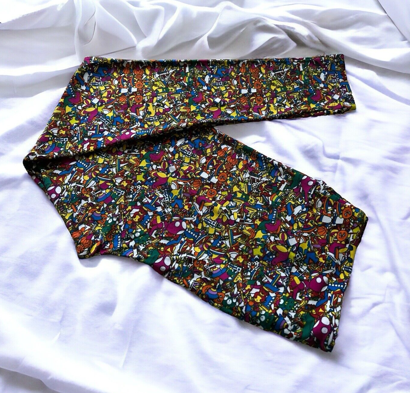 ALTRA LULAROE Leggings TC alti e curvy I Spy Collage scatola giocattolo colorata luminosa