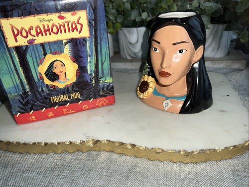 Pocahontas NEW Figural Mug 3D cup Applause vintage Ceramic - Picture 2 of 8