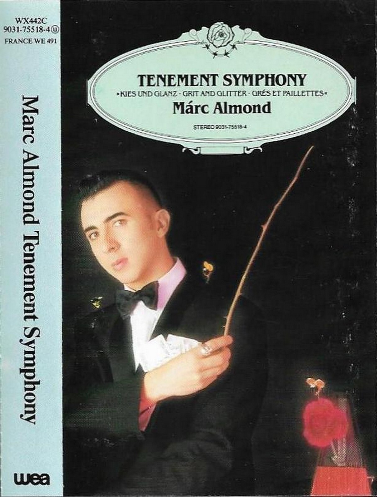 Marc Almond Tenement Symphony CASSETTE ALBUM Electronic Synth-pop