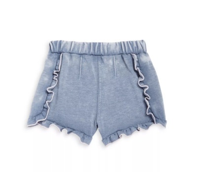 Sovereign Code Girls' Chella Ruffle Shorts Slate Blue Little Kid Size 2T 1207