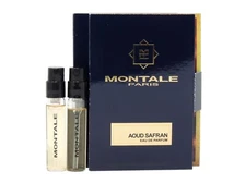 MONTALE PARIS AOUD SAFRAN EDP 2.0ml .06oz x 2 COLOGNE PERFUME SPRAY SAMPLES