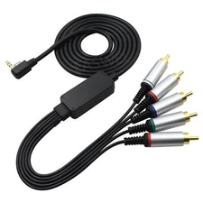 Component AV Audio Video TV Lead Cord Cable for Sony PSP Slim 2000 3000 to HDTV