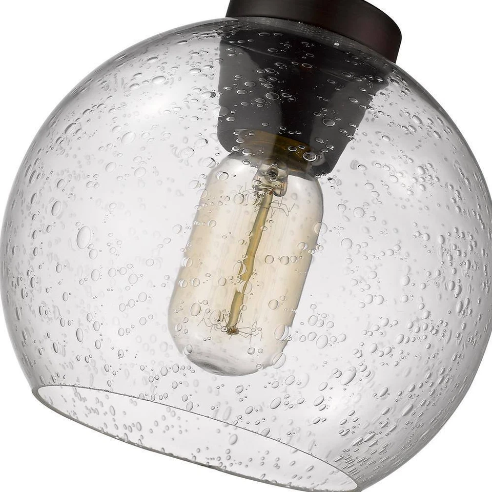 Luz de montaje empotrado Golden Lighting Galveston 1 luz bronce frotado Foto 4 de 4