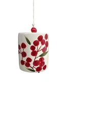 TAG Brand Christmas Sprig Bell Decorative - Brand New Winter Holly Berry Chime