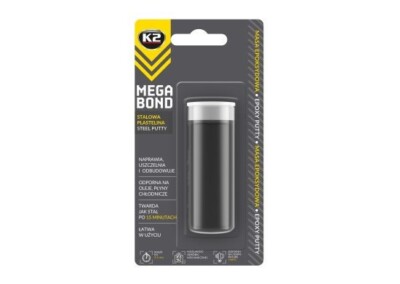 K2 MEGA BOND Stahl Epoxidkitt Schnell Kaltschweiß Reparatur für Metall Holz Kunststoff 40g