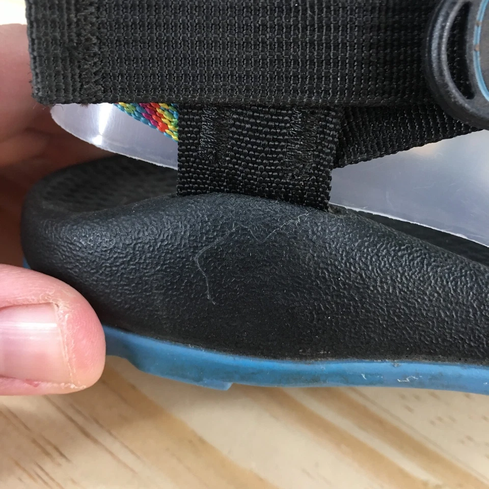 Chaco Sandals Kids 13 Boys ZX/2 Ecotread Slingback J180218 Multicolor Black - Image 4 of 4