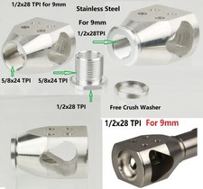 Stainless Steel 1/2x28 TPI Low Concussion Compact Tanker Muzzle Brake For 9mm
