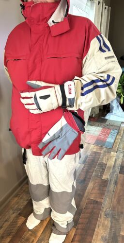 Obermeyer Snow Jacket Pants Suit Ski Winter Men’s XL Gloves AE