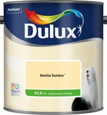 Dulux Smooth Emulsion Silk Paint - Vanilla Sundae - 2.5L - Walls and Ceiling  9.60 per litre