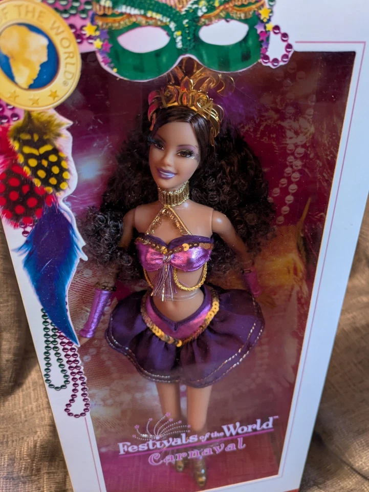 Barbie Doll Festivals Of The World - Carnival 2005 - J0927 Pink Label - Image 2 of 4