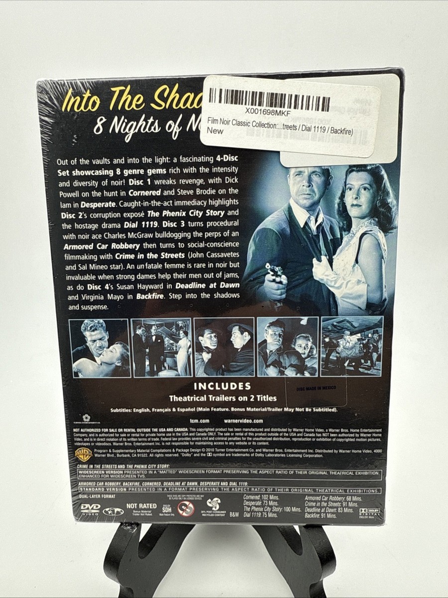 Film Noir Classics Collection, Vol. 5 (DVD, 2010, 4-Disc Set Film Noir Classics Collection, Vol. 5 (DVD, 2010, 4-Disc Set