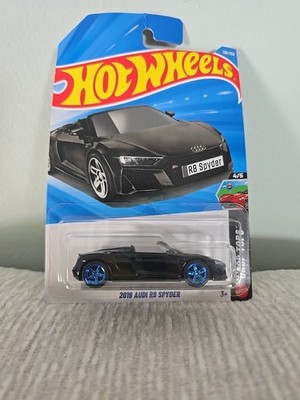 Hot Wheels KeepItZen CUSTOM Real Rider Wheel Swap 2019 Audi R8 Spyder Black