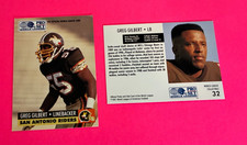 1991 Pro Set WLAF #32 Greg Gilbert Riders