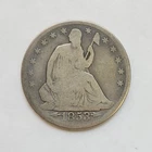 1853 Seated Liberty Arrows & Ray Half Dollar