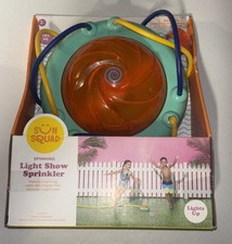 Sun Squad Wet Wild Light Show Sprinkler Wiggle Tubes Water Fun Kid's Lawn Toy