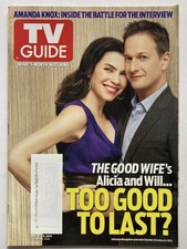 JULIANNA MARGULIES  JOSH CHARLES / THE GOOD WIFE November 2011 TV GUIDE Magazine
